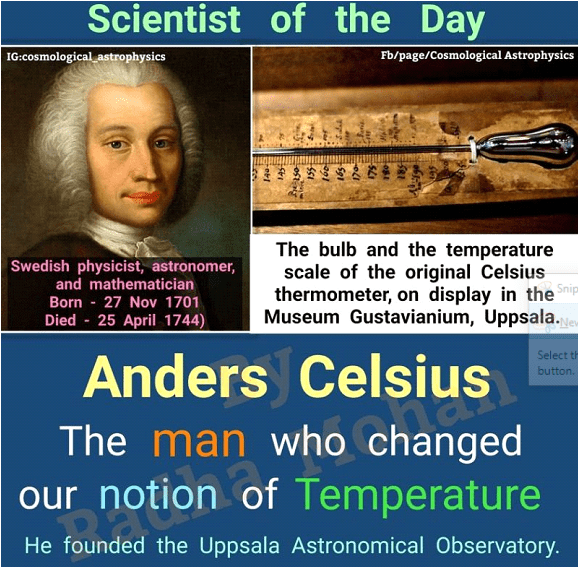 Anders Celsius The Man Behind The Notion Of Temperature Scale Masketer