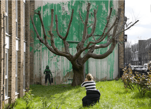 Banksy’s Latest Revelation: The Story Behind London’s Tree Mural