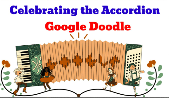 Google’s Doodle Honors 195 Years of the Accordion: Spotlight
