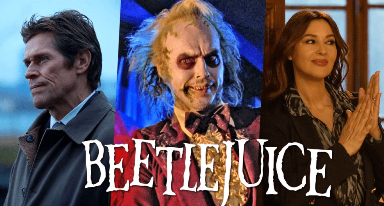 Willem Dafoe and Monica Shine in ‘Beetlejuice 2’: A First Look