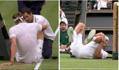 Agony on the Grass: Zverev’s Painful Collision at Wimbledon