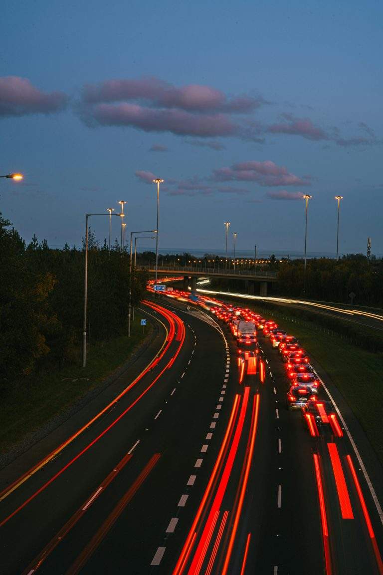 M25 Closures:Traffic Issues After Motorway Crash of cars